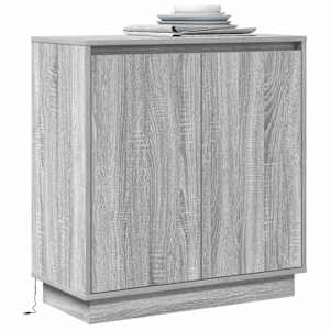LED komoda Šedá Sonoma 71 x 34,5 x 75 cm kompozitní dřevo - obrázek 3