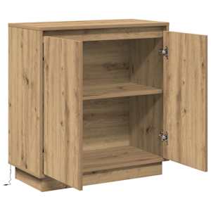 LED komoda Artisanový dub 71 x 34,5 x 75 cm kompozitní dřevo - obrázek 8