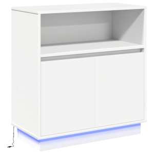 LED komoda Bílá 71 x 34,5 x 75 cm kompozitní dřevo - obrázek 2