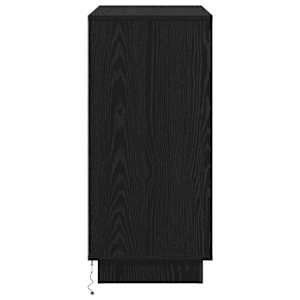 LED komoda Černý dub 71 x 34,5 x 75 cm kompozitní dřevo - obrázek 9