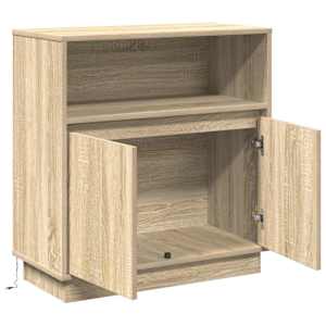 LED komoda Sonoma dub 71 x 34,5 x 75 cm kompozitní dřevo - obrázek 7
