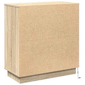 LED komoda Sonoma dub 71 x 34,5 x 75 cm kompozitní dřevo - obrázek 10