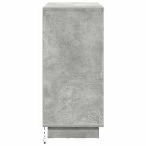 LED komoda Betonová šedá 71 x 34,5 x 75 cm kompozitní dřevo - obrázek 9