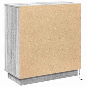 LED komoda Šedá Sonoma 71 x 34,5 x 75 cm kompozitní dřevo - obrázek 10