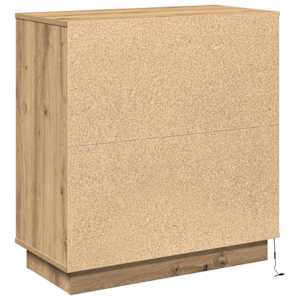 LED komoda Artisanový dub 71 x 34,5 x 75 cm kompozitní dřevo - obrázek 10