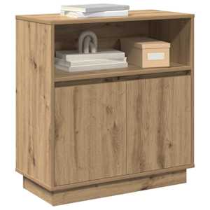 LED komoda Artisanový dub 71 x 34,5 x 75 cm kompozitní dřevo - obrázek 3