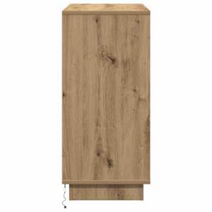 LED komoda Artisanový dub 71 x 34,5 x 75 cm kompozitní dřevo - obrázek 9