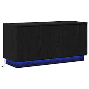 Televizní skříň Černý dub 100 x 38 x 49 cm kompozitní dřevo - obrázek 2