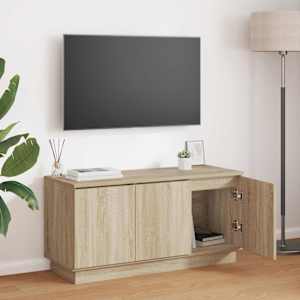 TV omarica Sonoma hrast 100 x 38 x 49 cm Konstruiran les