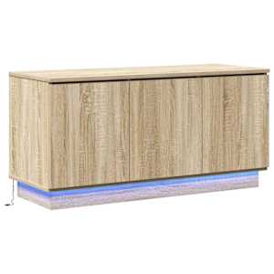 Televizní skříň Sonoma dub 100 x 38 x 49 cm kompozitní dřevo - obrázek 2