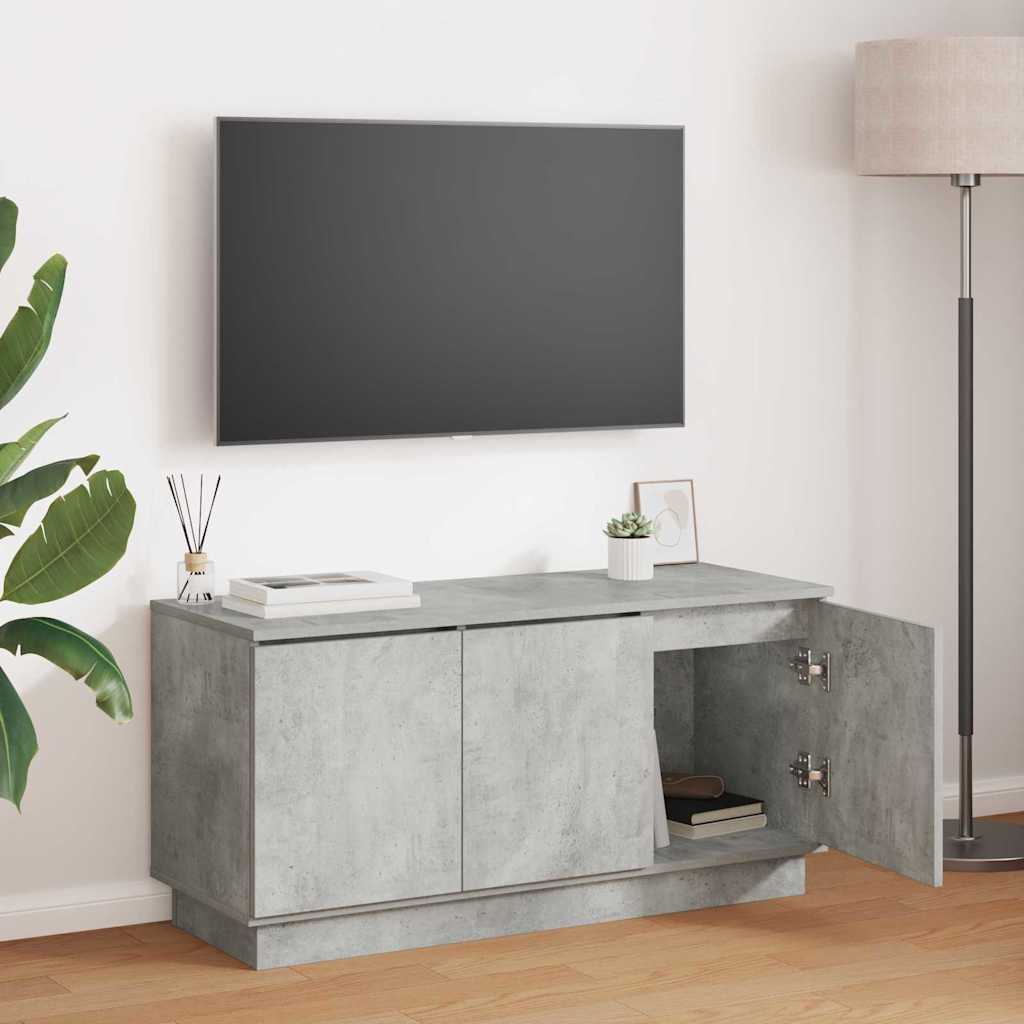TV Kapp Hall Betoon 100x38x49 cm Tehispuit