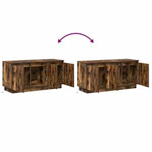 Televizní skříň Kouřový dub 100 x 38 x 49 cm kompozitní dřevo - obrázek 14