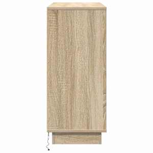 LED komoda Sonoma dub 90 x 32 x 75 cm kompozitní dřevo - obrázek 10