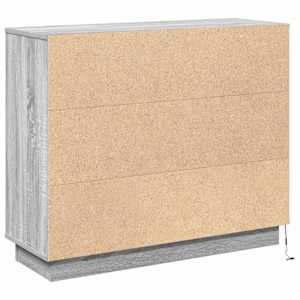LED komoda Šedá Sonoma 90 x 32 x 75 cm kompozitní dřevo - obrázek 11