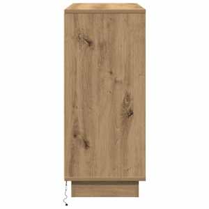 LED komoda Artisanový dub 90 x 32 x 75 cm kompozitní dřevo - obrázek 10