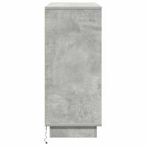 LED komoda Betonově šedá 90 x 32 x 75 cm kompozitní dřevo - obrázek 10
