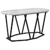 vidaXL Kohvilaud Hall 80 x 40 x 40.5 cm T&ouml;&ouml;deldud puit ja metall