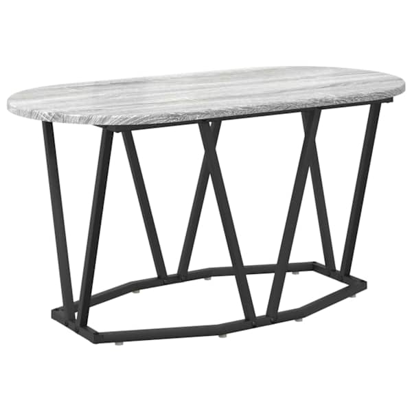 vidaXL Kohvilaud Hall 80 x 40 x 40.5 cm T&ouml;&ouml;deldud puit ja metall