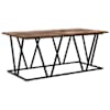 vidaXL Kohvilaud Suitsetatud tamm 100 x 50 x 40 cm