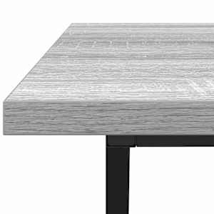 Konferenční stolek Šedá 100 x 50 x 40 cm Skládané dřevo a kov - obrázek 8