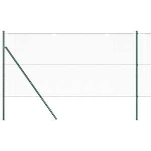 vidaXL Keenutatud aiaposti fikseerija 10 x 1 m PVC-kaetud teras V&otilde;rk