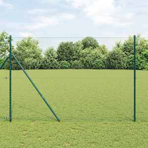 Hexagonální kotvení plotu 10 x 1,6 m Ocel potažená PVC Zelená - obrázek 1
