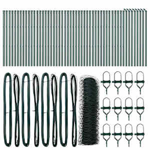 vidaXL Keenutatud aiaposti fikseerija 100 x 0,5 m PVC-kaetud teras