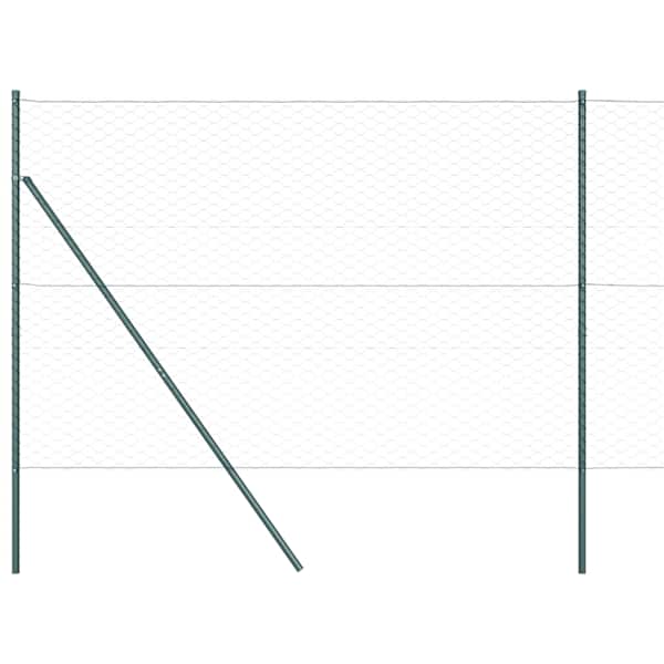 vidaXL Keenutatud aiaposti fikseerija 100 x 1,5 m PVC-kaetud teras