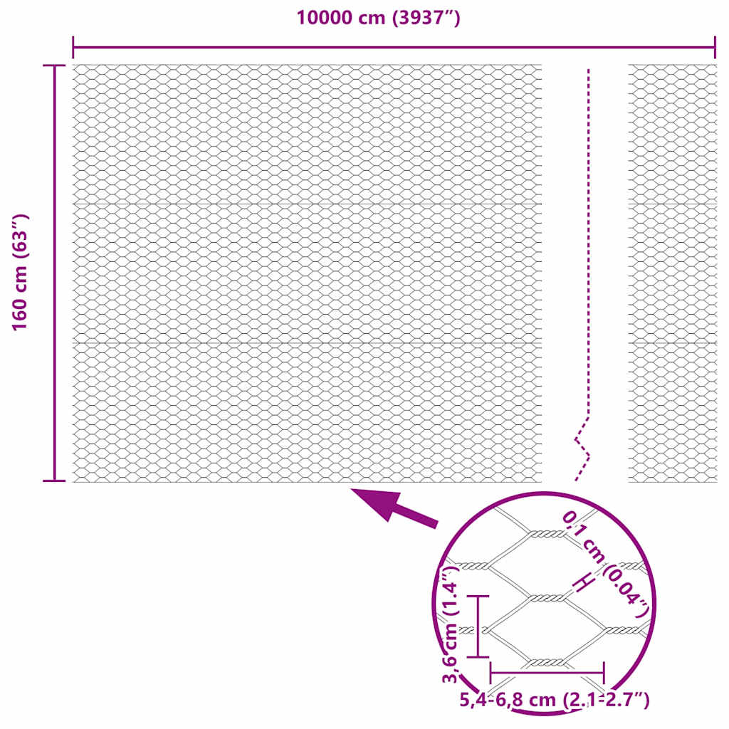 Plotový sloupek. Zelená 100 x 1,6 m (síťka 36 mm) Ocel a PVC - obrázek 14