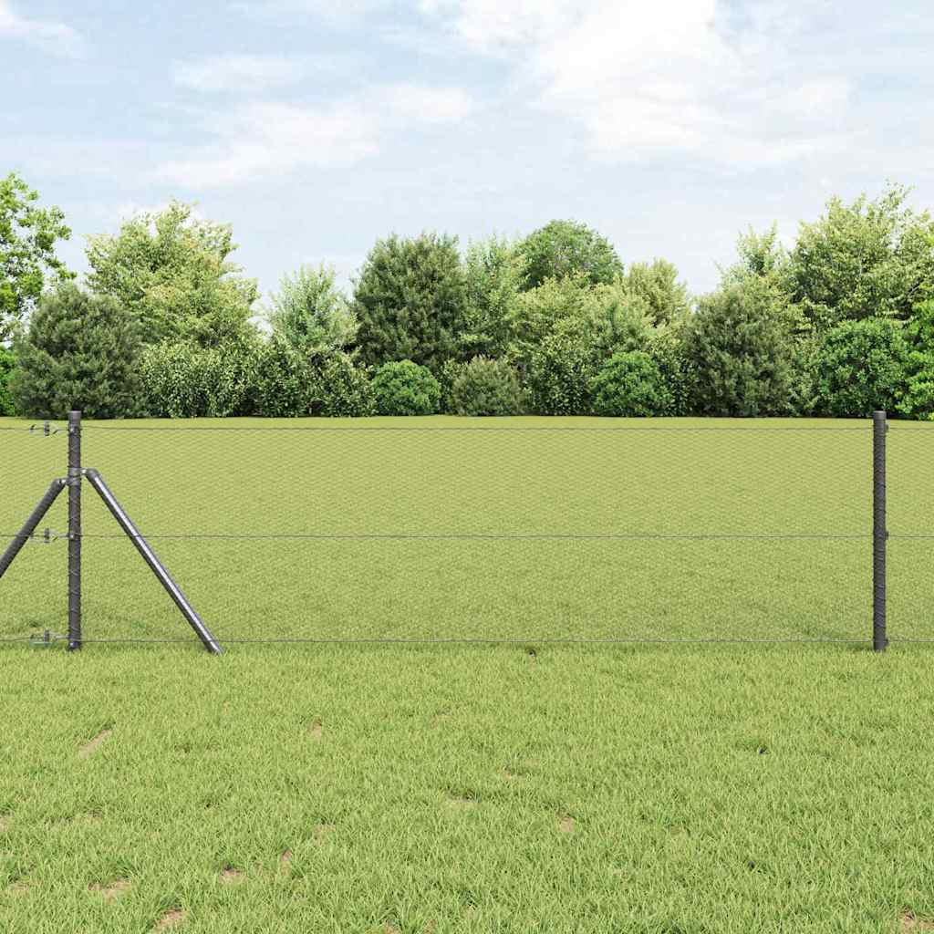 Hexagon Hegn Grå 0.6x10 m Stål