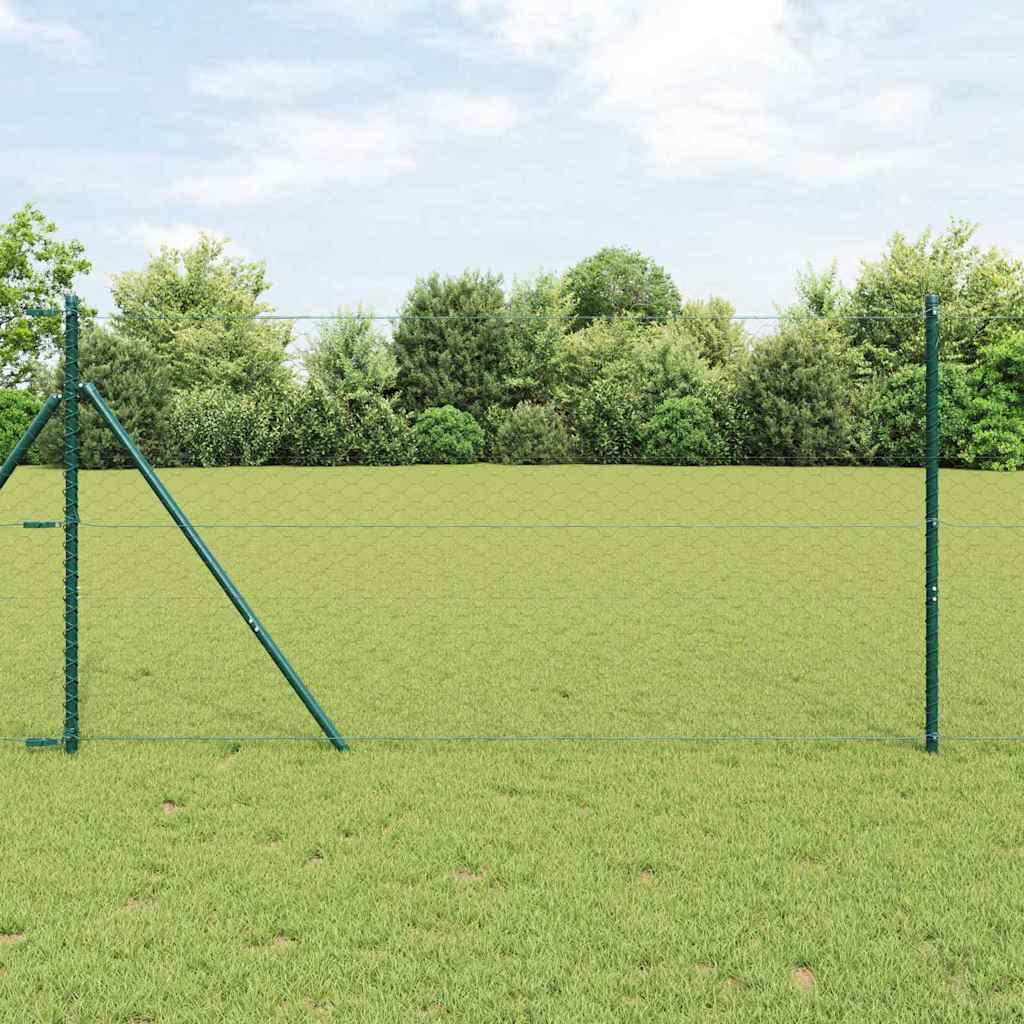 Hexagon hegn Grå 1,4x50 m Stål