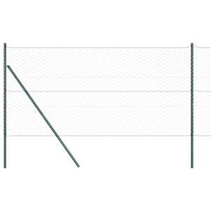 Hexagonální kotvení plotu 100 x 1 m Ocel potažená PVC Šedá - obrázek 7