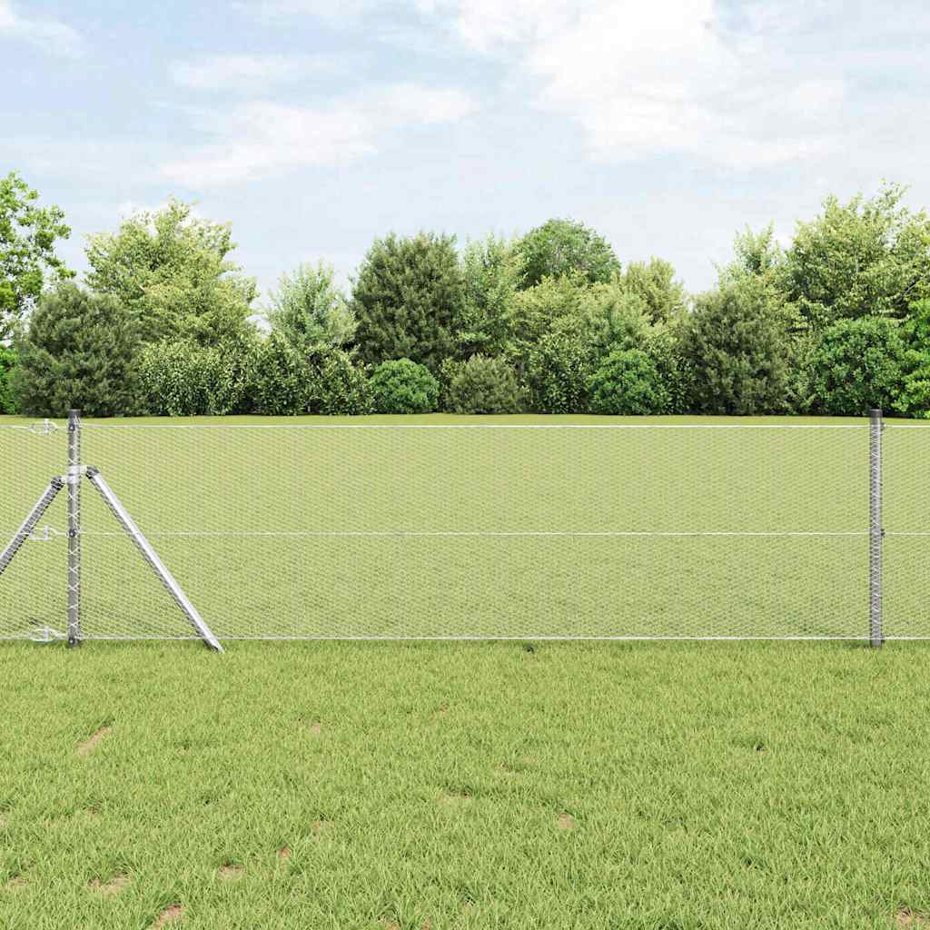 Kuusnurga Aed 0,6x10 m Tsingitud Terasest