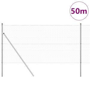 Venkovní šestiúhelníkový plot s upevněním do země 50 x 1 m - obrázek 3