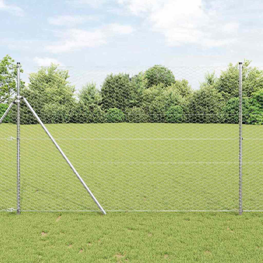 Hexagonhegn 1,5x100 m Galvaniseret Stål
