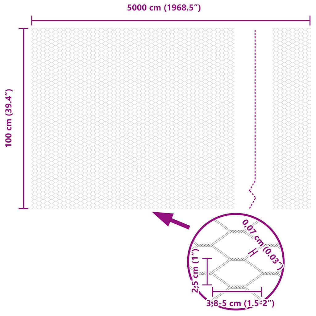 Plotový sloupek. Zelená 50 x 1 m (25 mm pletivo) Ocel a PVC - obrázek 15