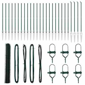 vidaXL Kuusnurkne aed koos posti 50 x 1,2 m PVC-kaetud teras Roheline