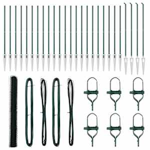 vidaXL Kuusnurkne aed koos posti 50 x 1,5 m PVC-kaetud teras Roheline