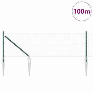 Hexagonální plot s podpěrou 100 x 0,6 m Ocel potažená PVC - obrázek 3