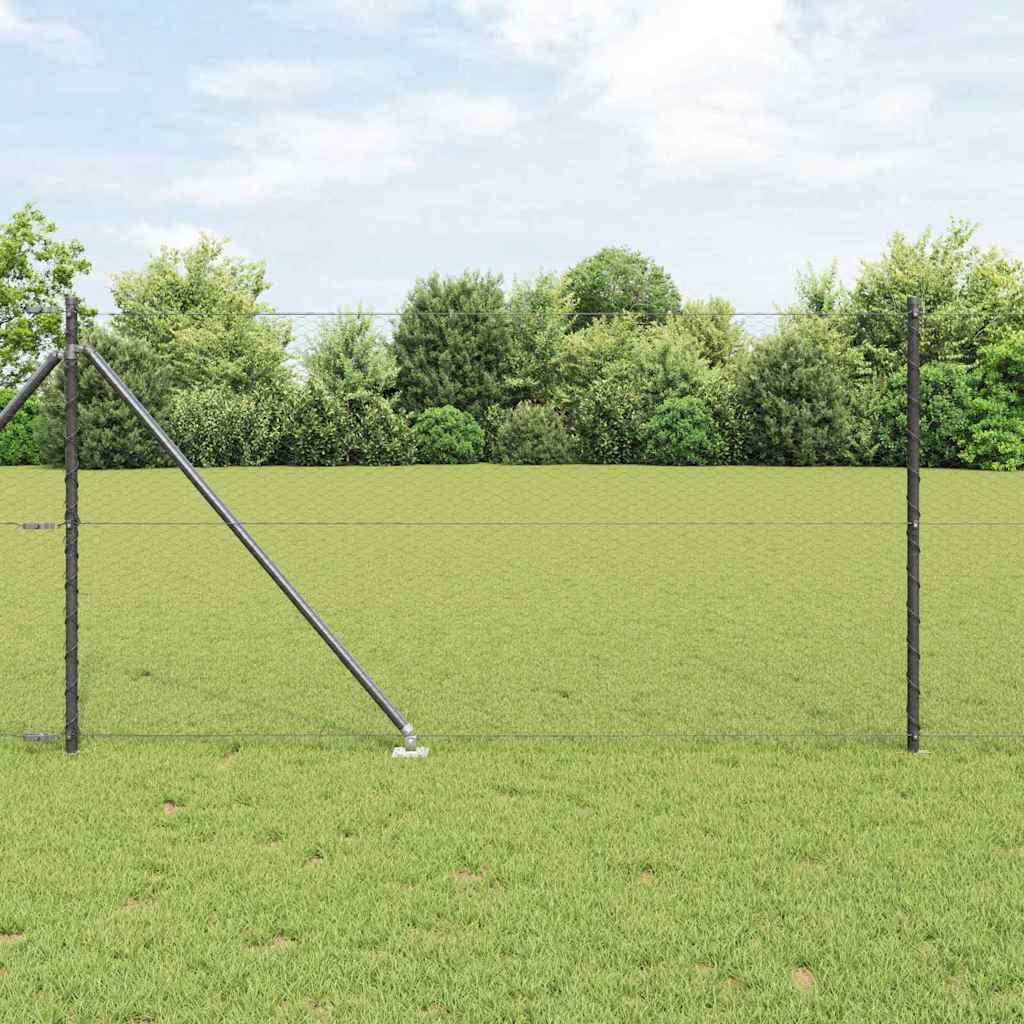 Hexagonhegn Grå 1x10 m Stål