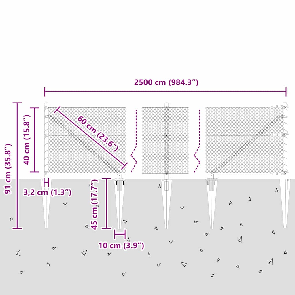 Plotový sloupek. Stříbrná - obrázek 15