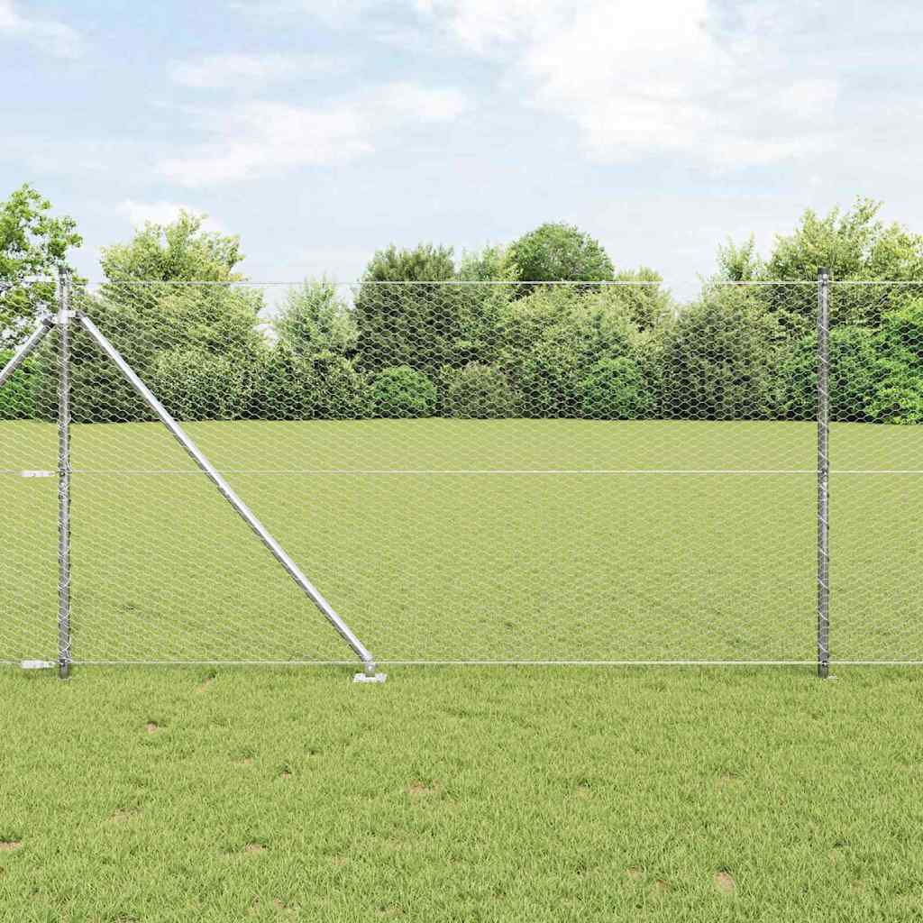 Hexagon Fence 1.4x25 m Pozinkovaná oceľ 3353385
