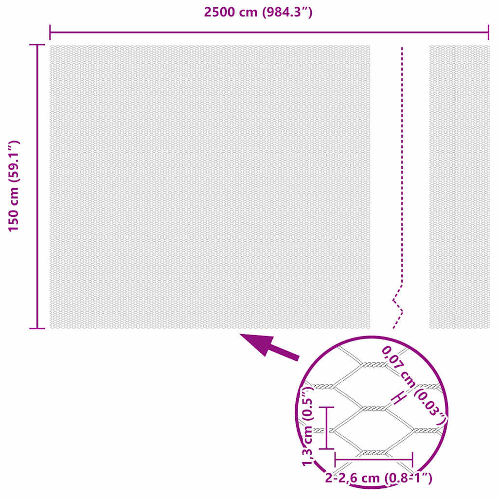 Plotový sloupek. Stříbrná 25 x 1,5 m (13 mm síť) Ocel - obrázek 15