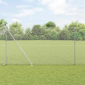 Hexagonální plot s podpěrou 25 x 1,6 m Pozinkovaná ocel - obrázek 1