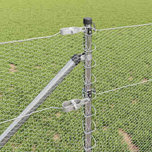 Hexagonální plot s podpěrou 50 x 0,6 m Pozinkovaná ocel - obrázek 4