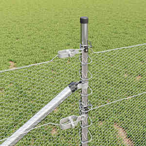 Hexagonální plot s podpěrou 100 x 0,8 m Pozinkovaná ocel - obrázek 5