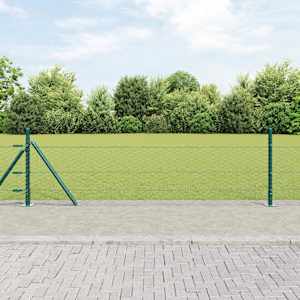 Hexagonální plot s betonovým základem 25 x 0,4 m Zelená - obrázek 1