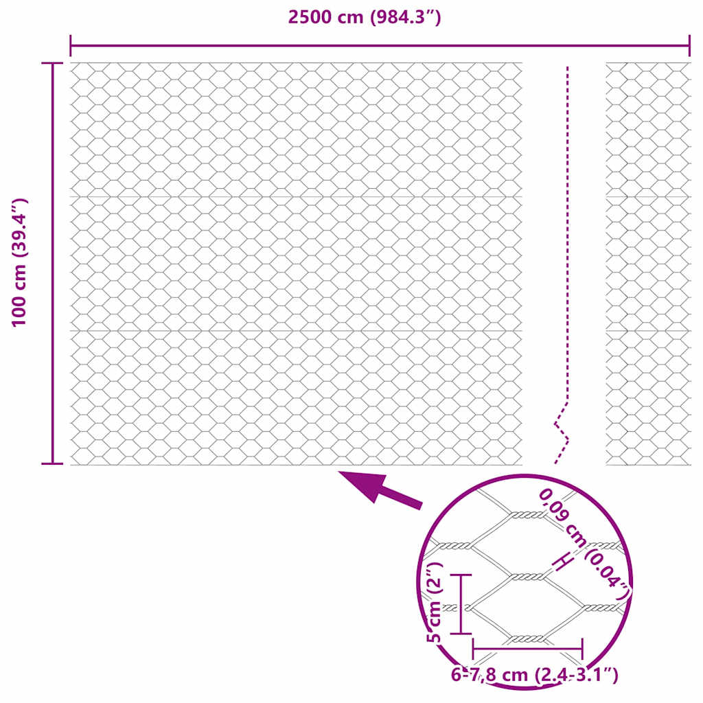 Plotový sloupek. Zelená 25 x 1 m (50 mm síťovina) Ocel - obrázek 16