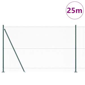 Hexagonální plot s betonovým základem 25 x 1,5 m Zelená - obrázek 3