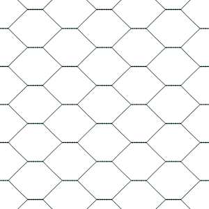 Hexagonální plot s betonovým základem 50 x 1 m Zelená Síťovina - obrázek 11